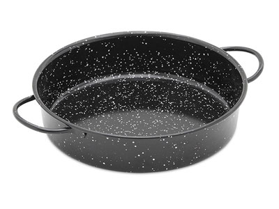 Casserola bassa smaltata 24cm