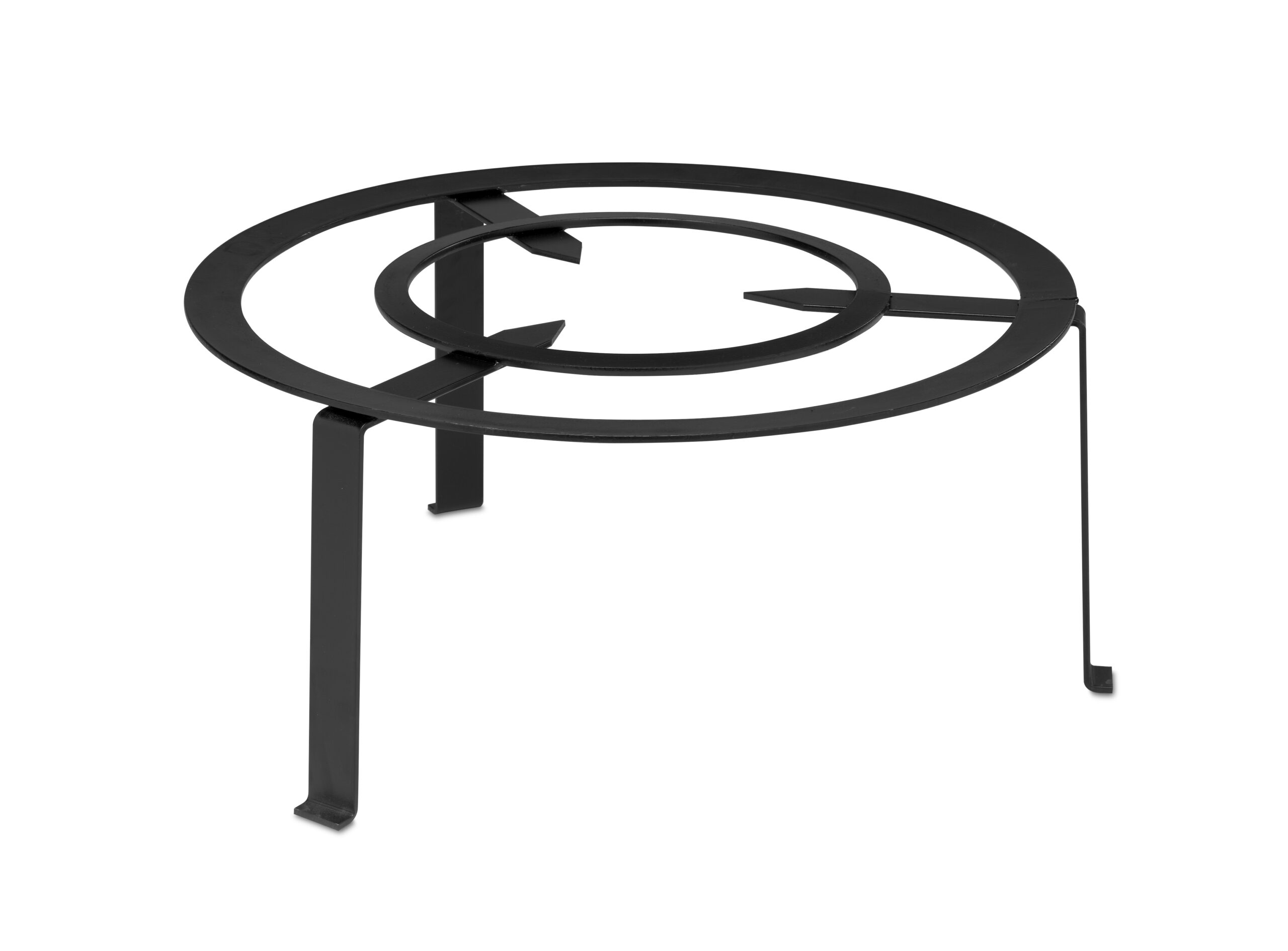 trébede paella fuego